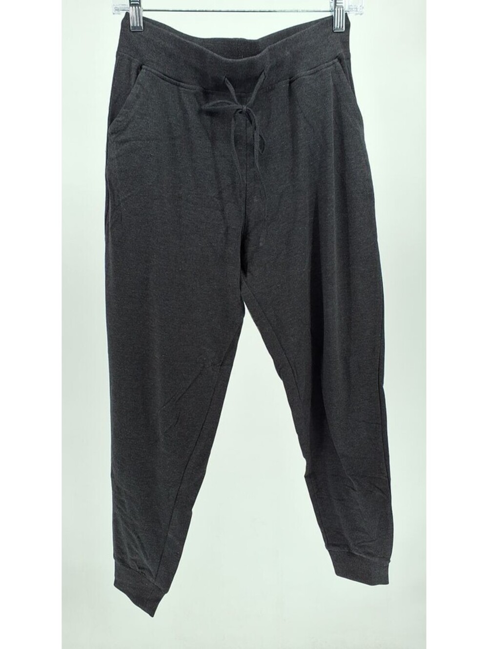 Zenana Soft Cotton Jogger Bottoms-Charcoal / S